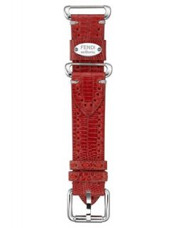 Fendi Timepieces Watch Strap, Womens Red Lizard TS18RB7S   Watches   Jewelry & Watches