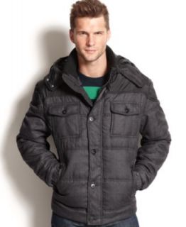 Hawke & Co. Outfitter Black Label Jacket, Hartford Mixed Media Quilted Jacket   Coats & Jackets   Men