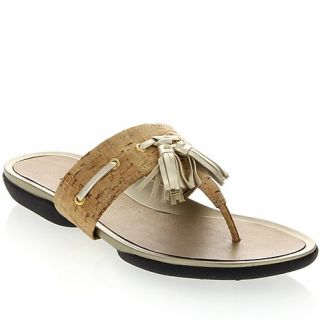 VANELi Colorblock Thong Sandal with Leather Tassel