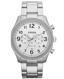 Fossil Mens Chronograph Foreman Stainless Steel Bracelet Watch 45mm FS4861   Watches   Jewelry & Watches