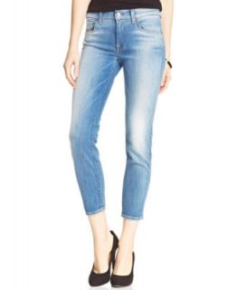 7 For All Mankind Skinny Jeans with Embroidered Squiggle   Jeans   Women
