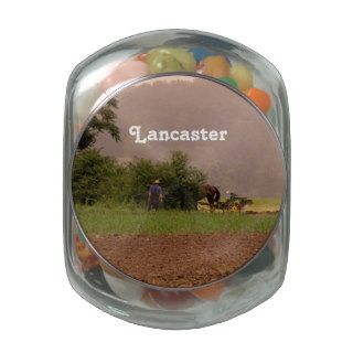 Lancaster Glass Candy Jars