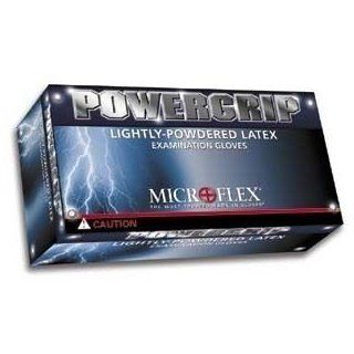 Microflex Powergrip Lightly Powdered Latex Gloves, Microflex PG199 M, PG 199 M