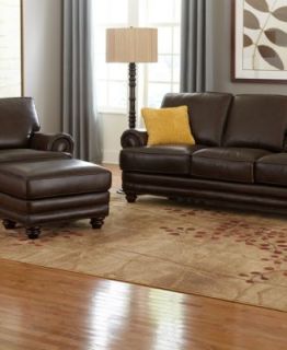 Umbria Leather Sofa Living Room Furniture Collection   Furniture