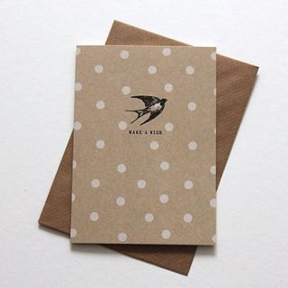 'make a wish' notecard by studio seed