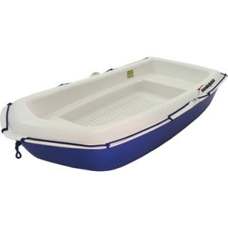 KL Industries Sportyak Dinghy with Oars in Cream / Blue