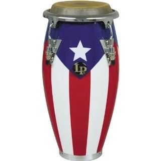 LPM198 PR LPMC Mini Tunable Puerto Rican Flag Wood Conga Musical Instruments