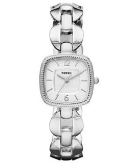 Fossil Womens Dress Stainless Steel Link Bracelet Watch 25x25mm ES3015   Watches   Jewelry & Watches