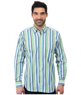TailorByrd Liner L/S Shirt Mens Long Sleeve Button Up (Green)