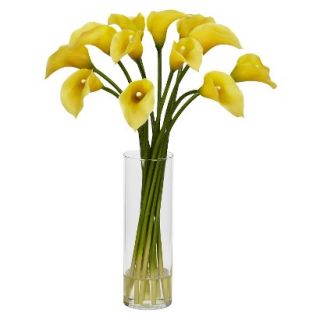 Nearly Natural Arrangement Lily   Yellow (20)