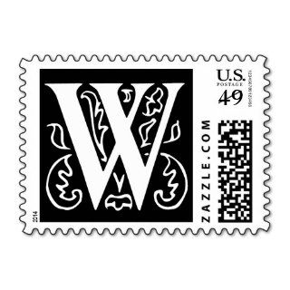 Fancy Letter W Postage Stamps