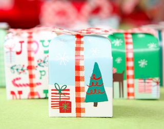 18 christmas treat boxes by red berry apple