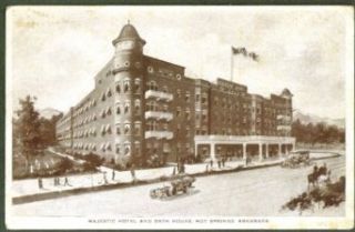 Majestic Hotel & Bath House Hot Springs AR postcard 191? Entertainment Collectibles