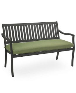 Madison Aluminum Outdoor Cushioned Bench   Furniture