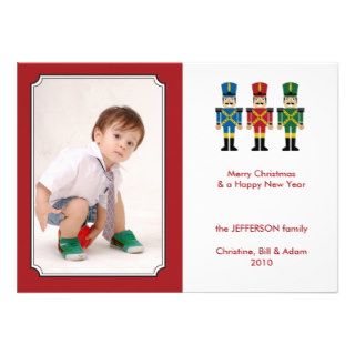 Nutcracker Christmas Holiday Photo Card Personalized Announcement
