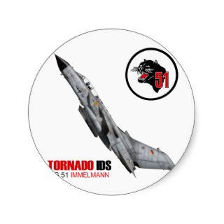 AG 51 Immelmann Tornado IDS NTM 2008 Round Sticker