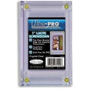 Ultra Pro 1 Inch Lucite Screwdown (Quantity of 10)  Sports Related Display Cases  Sports & Outdoors