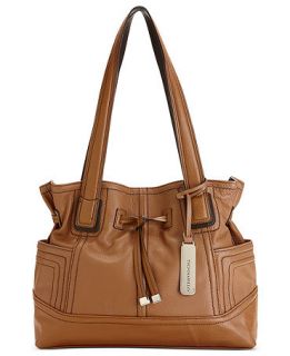Tignanello Leather Drawstring Shopper   Handbags & Accessories