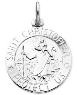 14k Gold Necklace, Saint Christopher Medal Pendant   Necklaces   Jewelry & Watches