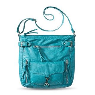 Bueno Solid Crossbody Handbag   Turquoise