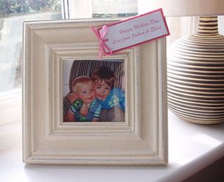 personalised mother's day frame by mollie mae handcrafted designs
