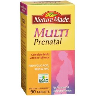 Nature Made Prenatal Multivitamin Tablets Value Size   90 Count