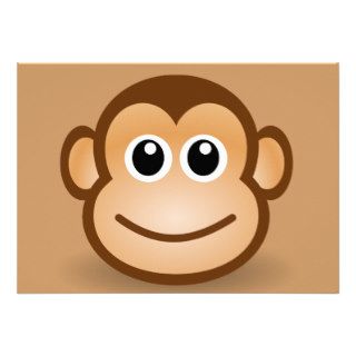 76 Free Cute Cartoon Monkey Clipart Illustration Personalized Invite