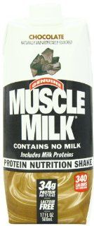 CytoSport Muscle Milk Ready to Drink Shake, Chocolate, 17 Ounce Cartons (Pack of 12) Health & Personal Care