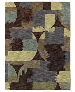 Shaw Living Area Rug, American Abstracts 38700 Volos Brown 5 x 79   Rugs