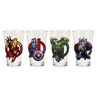 Marvel Avengers Pint Glass Set of 4