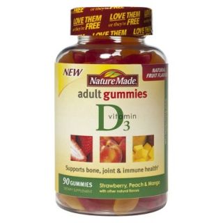 Nature Made Vitamin D Adult Gummies   90 Count