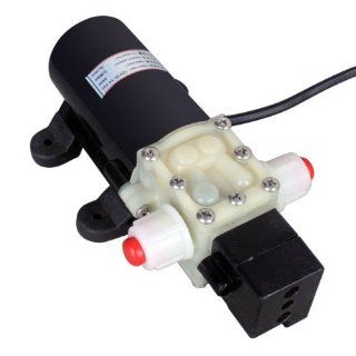 RV 12V 4L/Min DC Micro Diaphragm Water Pump with Automatic Adjustable Excessive Pressure Backflow Control   Portable Power Water Pumps  