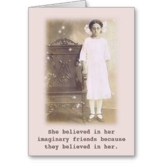 She believed Vintage Photo Card