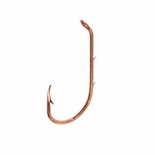 Eagle Claw 181F 4 Baitholder Down Eye 2 Slices Offset Fishing Hook, 50 Piece (Bronze)  Sports & Outdoors
