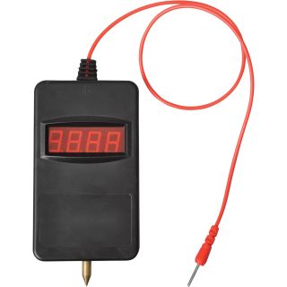 Ironton Digital Battery Voltage Meter — LED Readout  Automotive Diagnostics