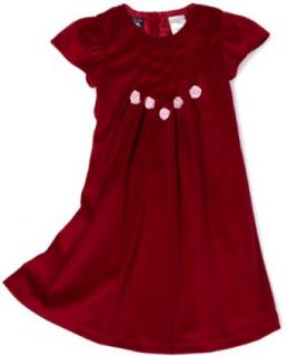 So La Vita Girls 2 6X Toddler Velvet Dress with Flower, Red, 3T So La Vita Clothing