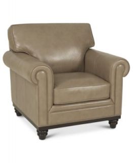 Lear Leather Living Room Chair, Swivel 40W x 40D x 32H   Furniture