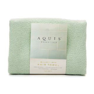 Aquis Essentials Microfiber Hair Towel, Celadon 1 ea Health & Personal Care