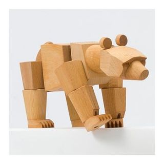 ursa minor wooden bear by e side