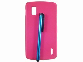 Gosear Smooth Hard PC Case Skin Cover for LG E960 Nexus 4 Rose + Metal Stylus Cell Phones & Accessories