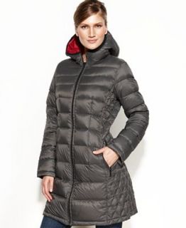 MICHAEL Michael Kors Petite Hooded Quilted Down Packable Puffer   Women