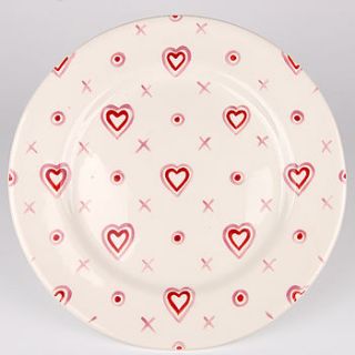 valentine's hearts lurv2 dinner plate by roelofs & rubens
