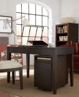 Structure Home Office Furniture, 4 Piece Set (Credenza Desk, Writing Desk, Corner Table and File Cabinet)   Furniture