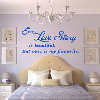 bedroom wall quote stickers uk by wall decals uk by gem designs