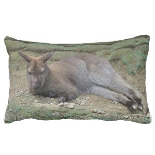 Sleeping Kangaroo Throw Pillow
