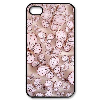 Butterfly Wall Art Iphone 4/4s Cover Cell Phones & Accessories