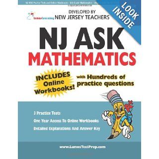 NJ ASK Practice Tests and Online Workbooks   6th Grade Mathematics   Aligned with the NJ CCCS Developed by Expert Teachers Lumos Learning 9781482616385 Books