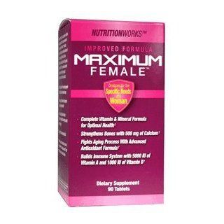 Maximum Female Improved Complete Nutritional Formula Tablets   90 Tablets Health & Personal Care
