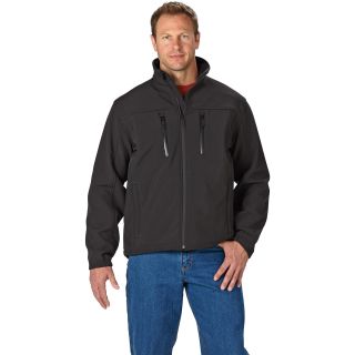 Gravel Gear Water-Resistant Soft Shell Jacket — Black, XL  Jackets