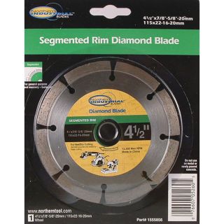  General-Purpose Segmented Dry Cutting Diamond Blade — 4 1/2in.dia., Model# 4.5DIYEUROSEG10  Diamond Blades